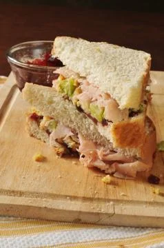 Turkey sandwich Stock Photos