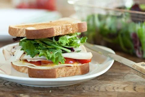 Turkey Sandwich Stock Photos