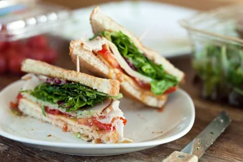 Turkey Sandwich Stock Photos