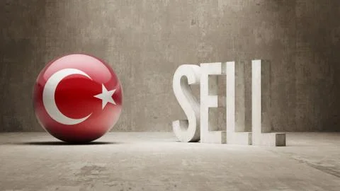 Turkey. Sell Concept. Stock Illustration