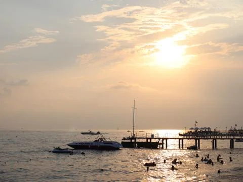 Turkey sunset Stock Photos