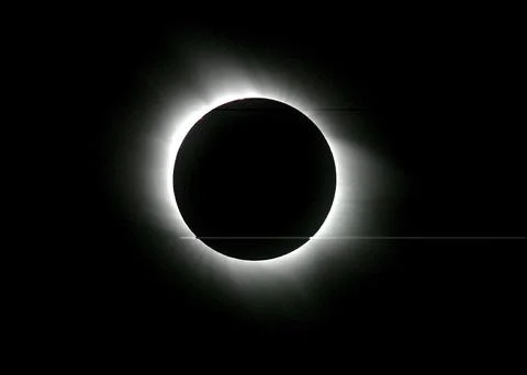 Turkey Total Solar Eclipse Antalya - Mar 2006 Stock Photos