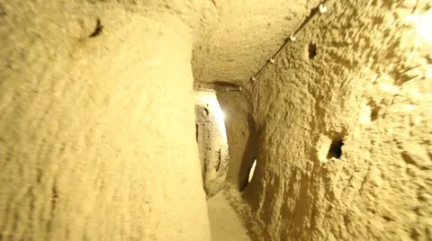 Turkey Underground City Stock Footage 11897982