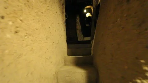 Turkey Underground City Stock Footage 11898257