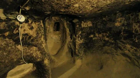 Turkey Underground City Stock Footage 11898599