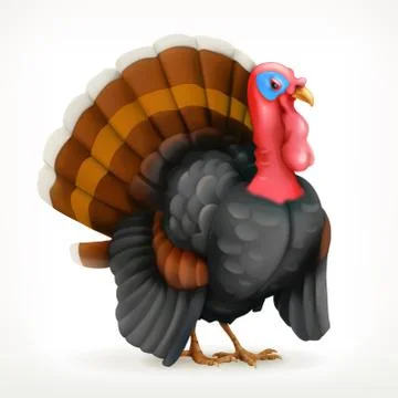 Turkey, vector icon Stock Illustration