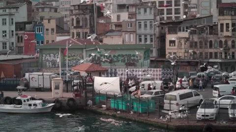 Turkey. View on harbor Stock Footage 130817887