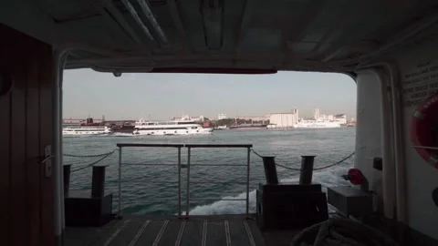 Turkey. View from moving ship Stock Footage 131552368