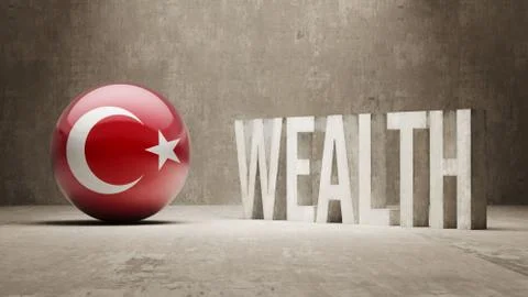 Turkey. Wealth Concept. Stock Illustration