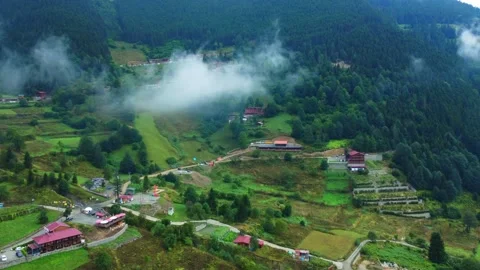 Turkey, which is mountaintop lake called Uzungol Trabzon 스톡 동영상 252523586