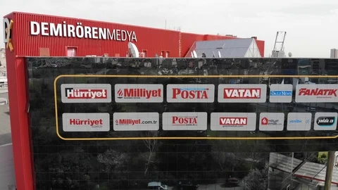 Turkey's largest media complex. Demiroren Media Holding Video stock 126112586