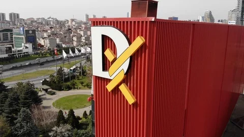 Turkey's largest media complex. Demiroren Media Holding Video stock 126113731