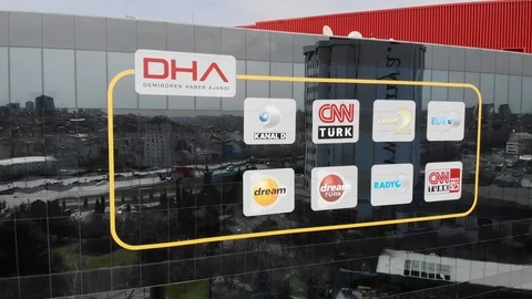 Turkey's largest media complex. Demiroren Media Holding Video stock 126114052