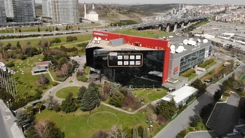 Turkey's largest media complex. Demiroren Media Holding Video stock 126114090
