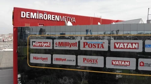 Turkey's largest media complex. Demiroren Media Holding Video stock 126114283