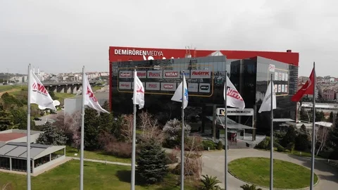 Turkey's largest media complex. Demiroren Media Holding Video stock 126115055
