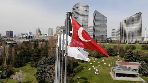 Turkey's largest media complex. Demiroren Media Holding Video stock 126115181