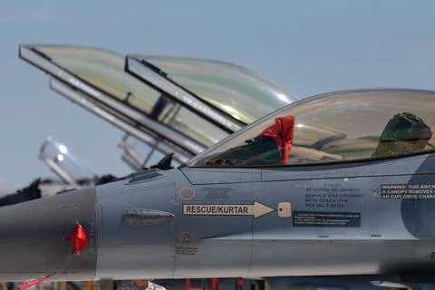 Turkish Air Force F-16 Stock Photos