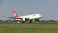 Turkish Airlines landing HD Footage