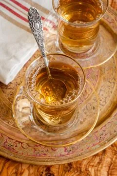 Turkish Apple Tea Stock Photos