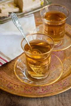 Turkish Apple Tea Stock Photos