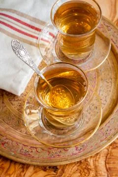 Turkish Apple Tea Stock Photos