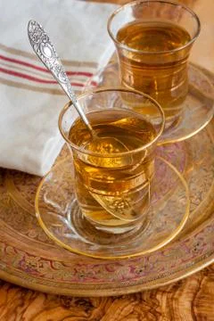 Turkish Apple Tea Foto stock