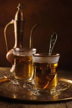 Turkish Apple Tea Stock Photos