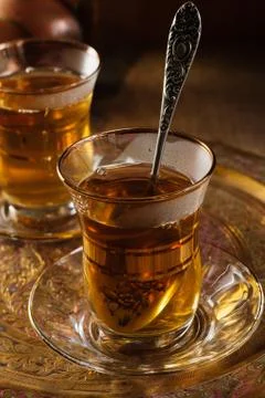 Turkish Apple Tea Stock Photos