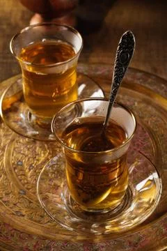 Turkish Apple Tea Stock Photos
