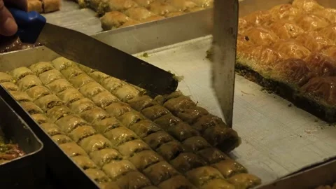 Turkısh baklava Stock Footage 170658431