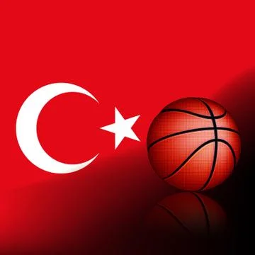 Turkish basketball, vector Stock Illustration