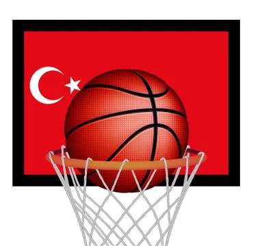 Turkish basketball, vector Stock Illustration