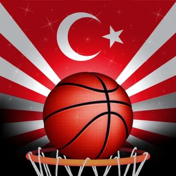 Turkish basketball, vector Stock Illustration