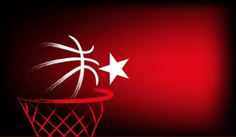 Turkish basketball, vector Stock Illustration