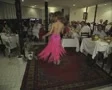 Turkish belly dancer in restaurant SD Footage