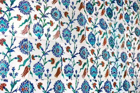 Turkish Blue Tile Stock Photos