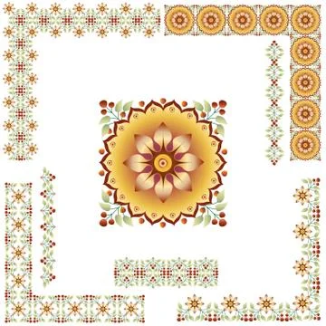 Turkish Border Illustrazione stock