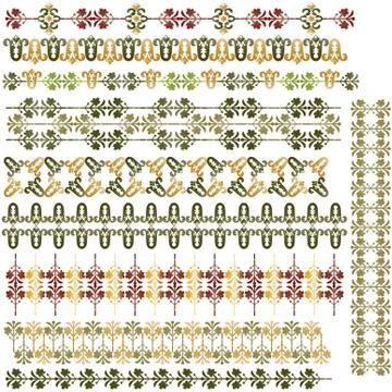 Turkish border01 Stock Illustration