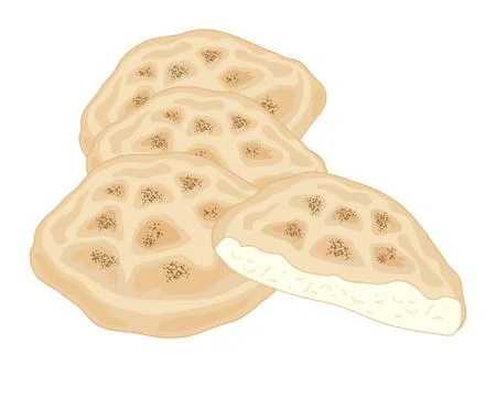Turkish bread Stock Illustration