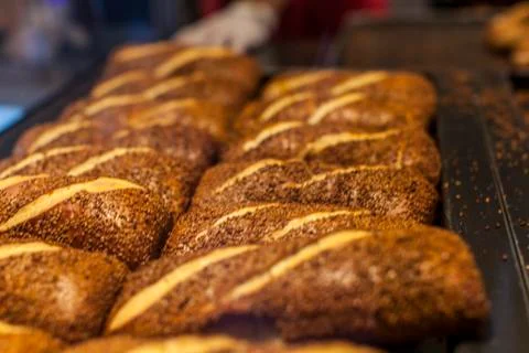 Turkish bread 스톡 사진