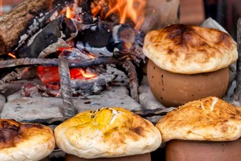 Turkish bread Stock Photos