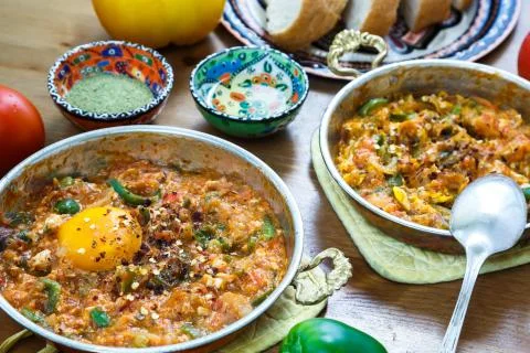 Turkish breakfast Stock Photos