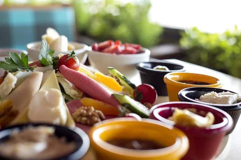 Turkish breakfast Stock Photos