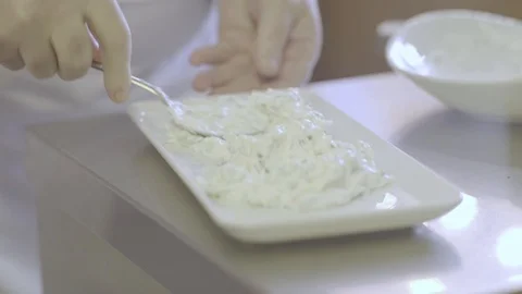 Turkish cacik Stock Footage 113502094