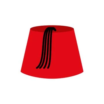 Turkish cap isolated. Turkey Hat from on white background Stock Illustration
