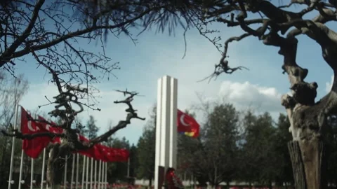 Turkish Cemetery Grounds Stock Footage 336222132