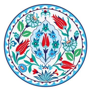 Turkish Ceramic Stock Illustration