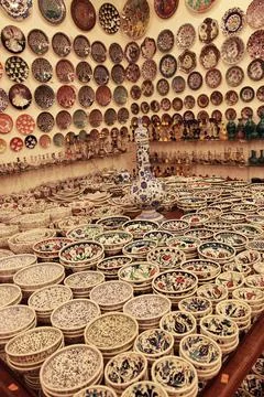 Turkish Ceramic Works Stock Photos
