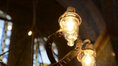 Turkish Chandelier Close-Up Video stock 106749445